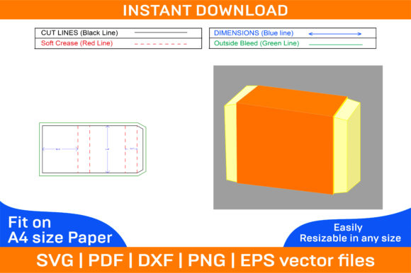 Download Soap Paper Sleeve Box Packaging Dieline - Premium Resources