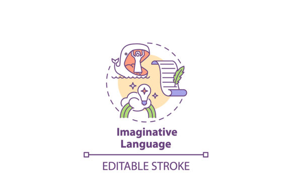Download Imaginative Language Concept Icon - Imaginative Collection