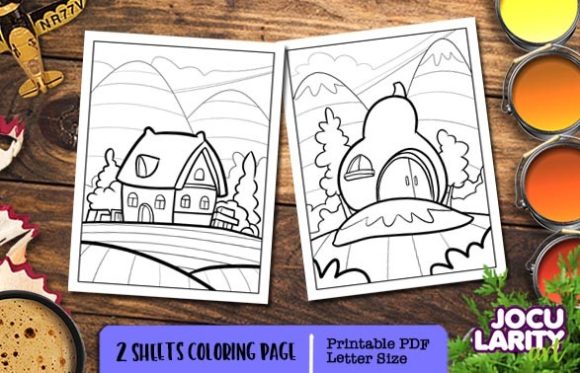 Download Funny Imaginative House Coloring Pages - Imaginative Collection