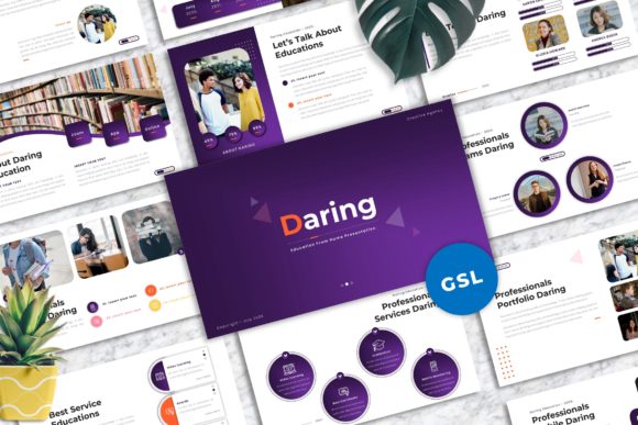 Download Daring  - Education Googleslide Template - Daring Collection