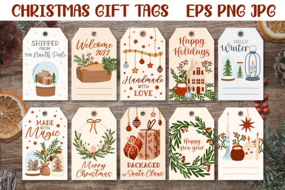 Download Christmas Packaging Printable Gift Tags - Premium Resources